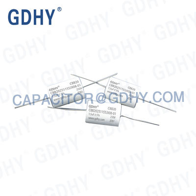 CBB20 1.5UF 250VDC Axial Audio Film Capacitor