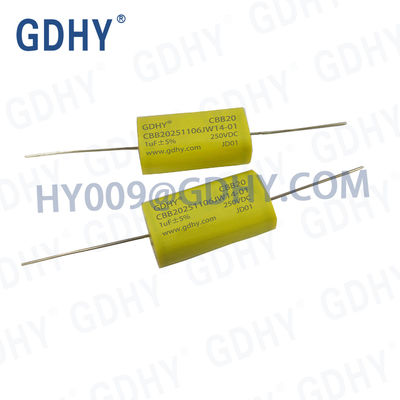 1uF 251nF Axial Audio Grade Film Capacitor Metallized Polypropylene 250VDC CBB20