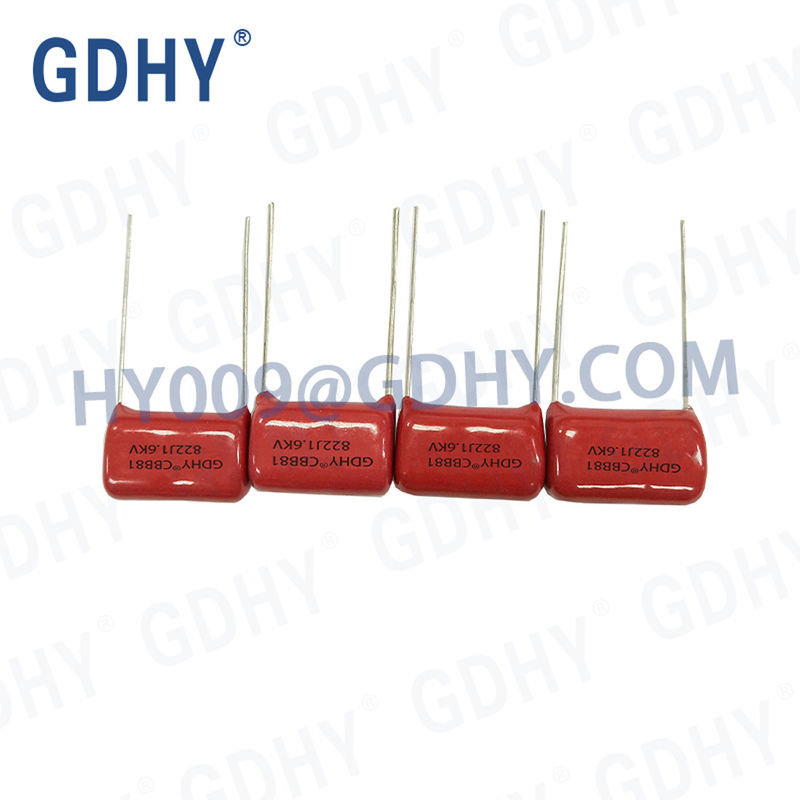 822nF Metallized Polypropylene Film Capacitor 1600VDC